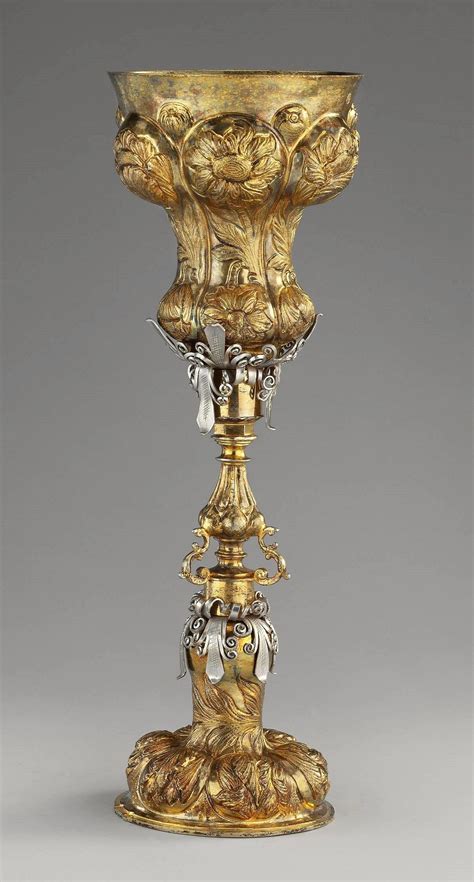 baroque goblet with tulips and poppies by johann jacob biermann in basel ca 1680 muzeum