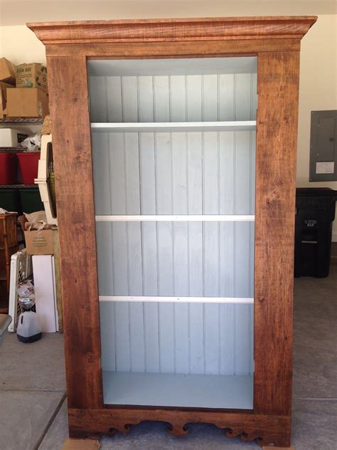 We added cabinets to that empty wall and now we had 3 different kinds of cabinets. Quince Cottage: DIY - Rustic Cabinet ReDo