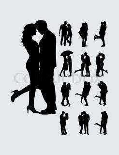 Romantic couples silhouettes | Couple silhouette, Romantic couples ...