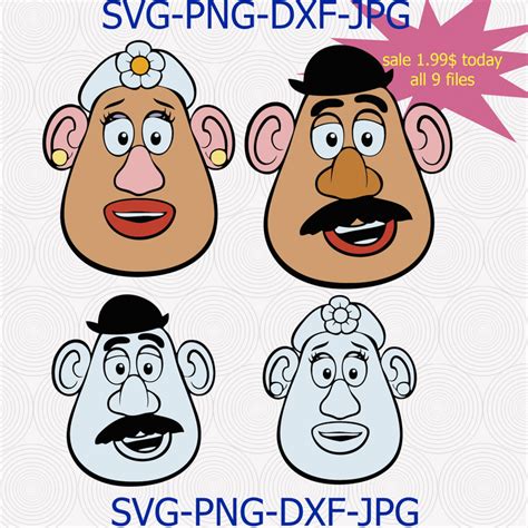 23 Mr Potato Head Svg Free Images Free Svg Files Silhouette And