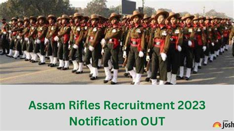 Assam Rifles Recruitment 2023 616 Technical Tradesman Posts Apply