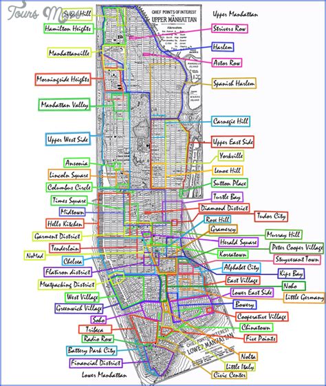 Queens New York Map Neighborhood