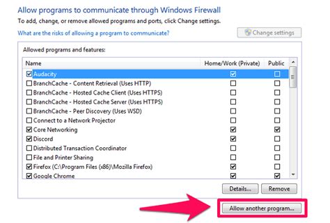 How To Allow A Program Through Firewall On Windows 7 10 Techuntold