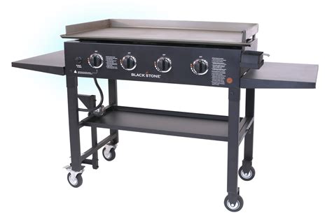 Gas Grill Flat Top Griddle 4 Burner Cooktop Portable Bbq Cooking