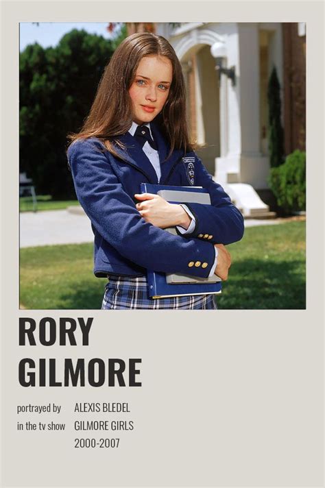 Rory Gilmore Polaroid Poster Gilmore Girls Girlmore Girls Glimore Girls