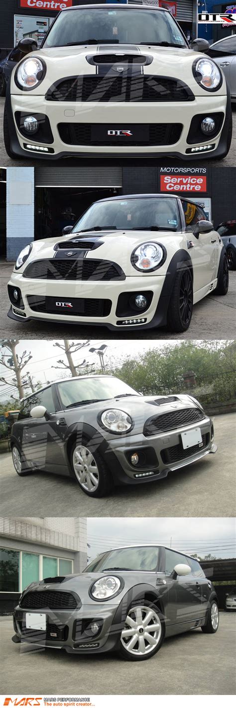 Jcw Style Front Bumper Bar With Grille For Mini R55 R56 R57 R58 R59