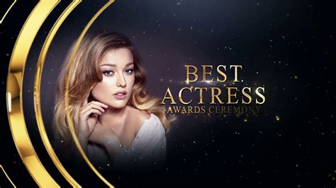 Awards - Website Awards - After Effect Template AE | Best actress award
