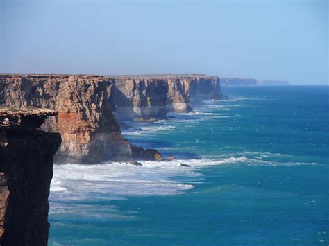 Bunda Cliffs Nullarbor Plain South Australia Australia 4k Wallpaper
