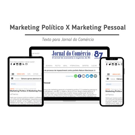 Marketing Político X Marketing Pessoal Jornal Do Comércio Dicas Da