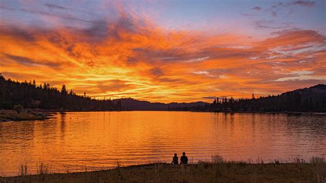 Bass Lake Sunset Photograph By Ronald Dukat Pixels