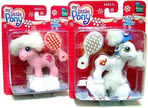 My Little Pony Classic Set Of Both Holiday Christmas Mini Pony Figures