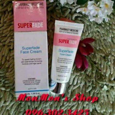 Superfade Face Cream A Lotion That Helps To Fade Dark Spots Age