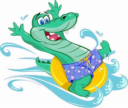 Mascot Alligator Al Waterpark Park Rivers Gator