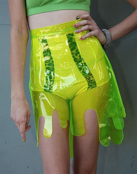 Image Result For Slime Green Fashion Fashion Slime Fashion Rave Wear