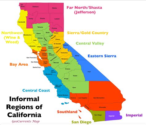California Valley Regions