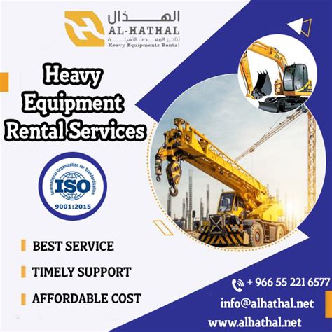 Best Heavy Equipments Rental Services In Riyadh Al Hathal