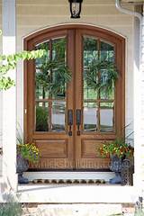 Images of Arched Fiberglass Double Entry Doors