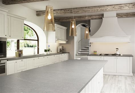 Silestone® quartz eternal serena worktops are uniform in colour and pattern are stain and heat resistant and do not need polishing or sealing. SILESTONE ETERNAL CALACATTA GOLD - Natural stone panels ...