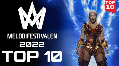 Melodifestivalen 2022 Top 10 Youtube