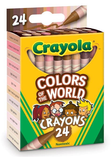 Crayola Colors Of The World Crayons Color List Jennys Crayon Collection