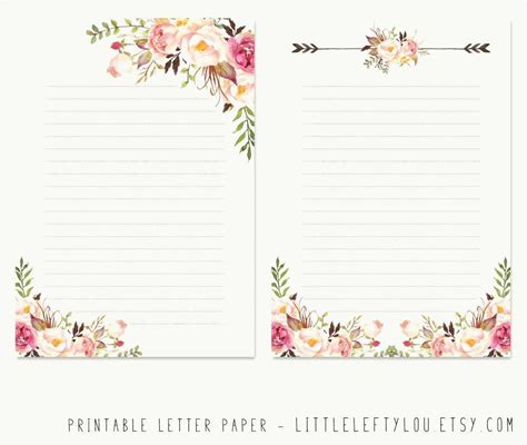 50 Inspirational Cute Printable Notebook Paper Collection En 2020 Con