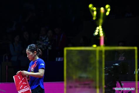 Liu Shiwen Wins Women S Singles Gold At 2019 Ittf Women S World Cup Xinhua English News Cn