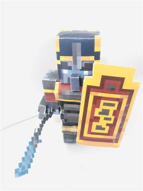Pixel Papercraft Tower Guard Minecraft Dungeons