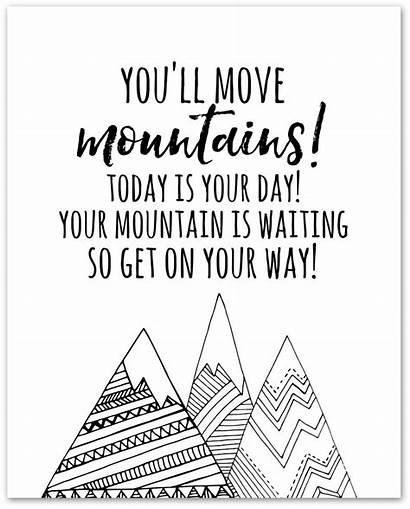 Mountains Move Printable Seuss Dr Ll Printables