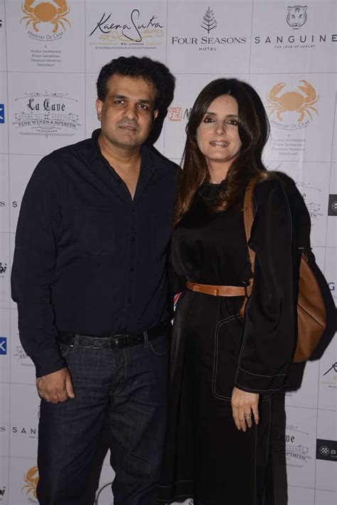 Simone Arora With Husband Ajay Arora During The A Taste Of Heaven