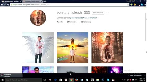How To Post A Photo On Instagram On Computer Youtube
