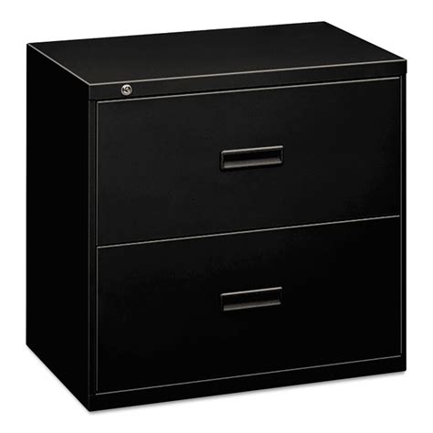 400 Series Two Drawer Lateral File 36w X 19 14d X 28 38h Black