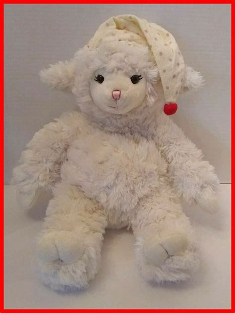 Lulu Lamb Sheep Plush 17 Stuffed Toy Bedtime Pajama Cap Lovey Babystyle