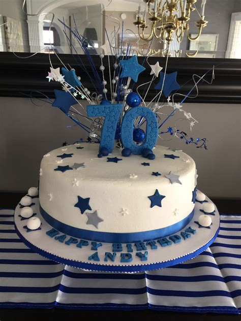 Male 70th Birthday Cake