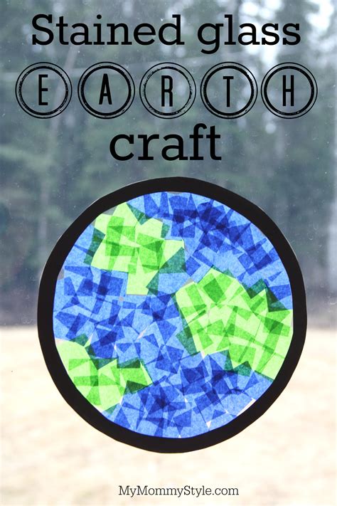 Stained Glass Planet Earth Craft My Mommy Style