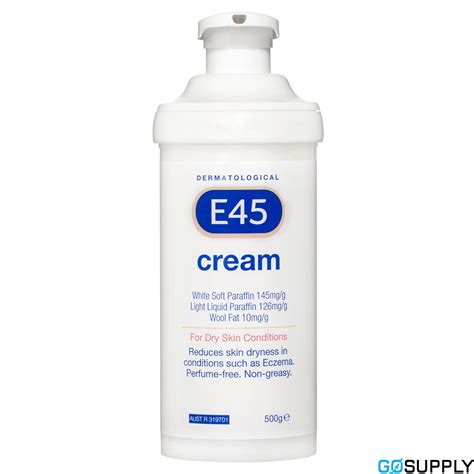 E45 Moisturising Cream For Dry Skin And Eczema Pump Format