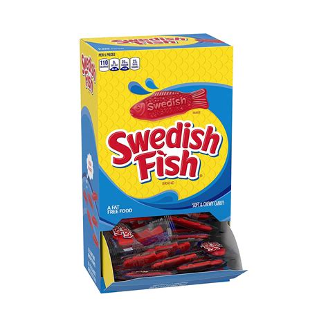 Swedish Fish Individually Wrapped Soft And Chewy Candy 240ct American