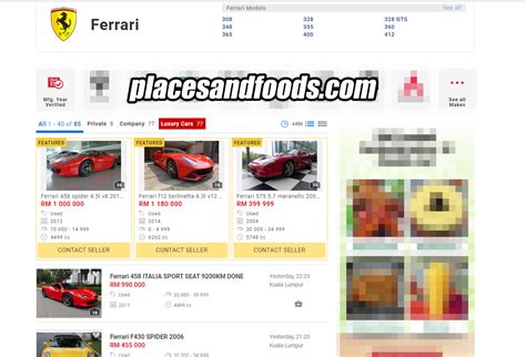 Look out for the verified badge next to the manufacturing year. 85 Ferrari For Sale in Malaysia on Mudah.my