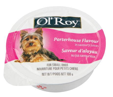 Though the products from dog food manufacturing brands available at your local store cost much higher than this, it is never assured that they are made. Ol' Roy Ol'Roy Porterhouse Flavour in Savoury Juices Small ...