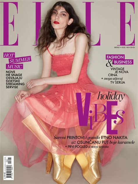 Elle Croatia August September 2021 Cover Elle Croatia