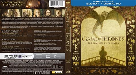 Game Of Thrones Season 5 Blu Ray Cover 2015 R1