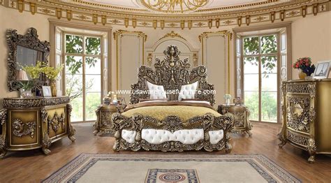Cheap beds, buy quality furniture directly from china suppliers:bedroom sets luxury king size.antique luxury rococo carved furniture wedding bedroom set fancy bedroom set enjoy free. 5 Piece HD-1802 Rococo Bedroom Set - USA Warehouse Furniture