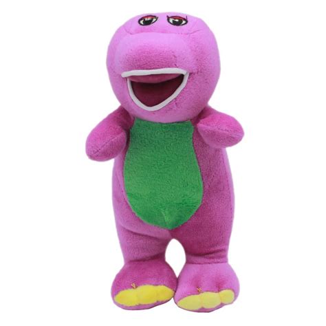 17cm purple barney the dinosaur plush toys doll cute barney and friends plush stuffed toys soft