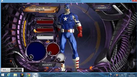 Dc Universe Online Captain America Character Creation Youtube