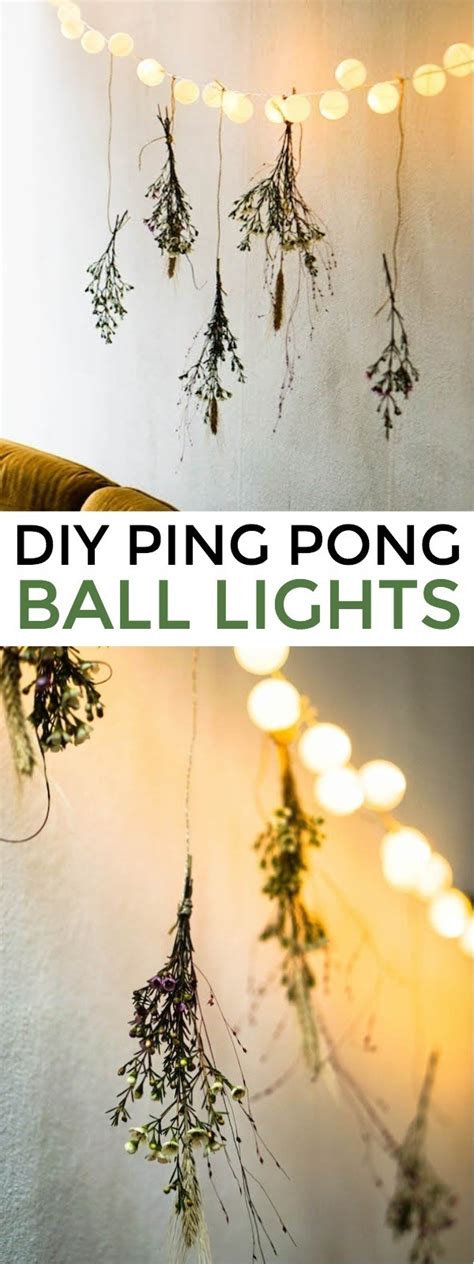 Diy Ping Pong Ball Lights These Add Some Fun To Your Outdoor Space