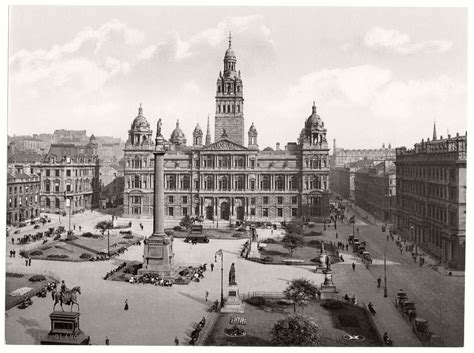 Historic Bandw Photos Of Glasgow Scotland 19th Century Monovisions