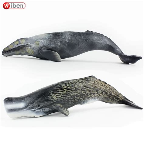 Wiben Sea Life Sperm Whale Gray Whale Simulation Animal Model Action