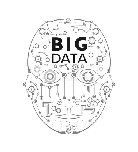 Modern Big Data Symbol Stock Illustration Illustration Of Design
