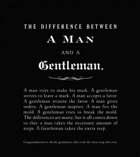 How To Be A Gentleman A Guide For The Modern Man Quotes To Live By