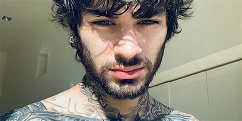 Zayn Malik Shows Off His Many Tattoos In A Hot Shirtless Selfie