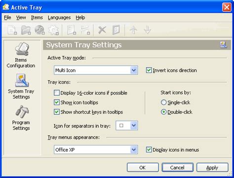 Active Tray Is A Versatile Tray Launcher And Hotkey Manager